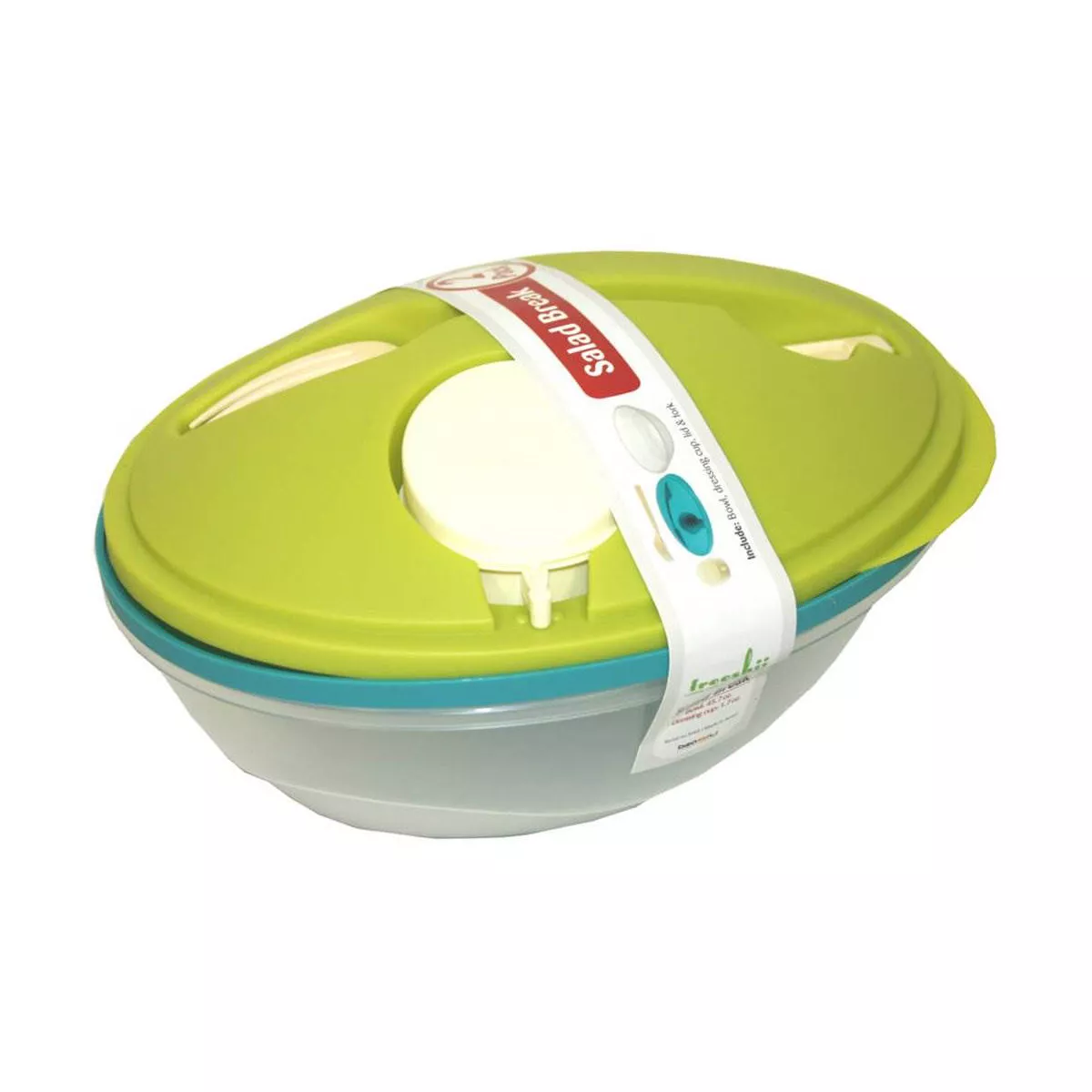 Life Story To-Go Salad Bowls Container w/ Dressing Cup, Lid, & Fork (6 Bowls)