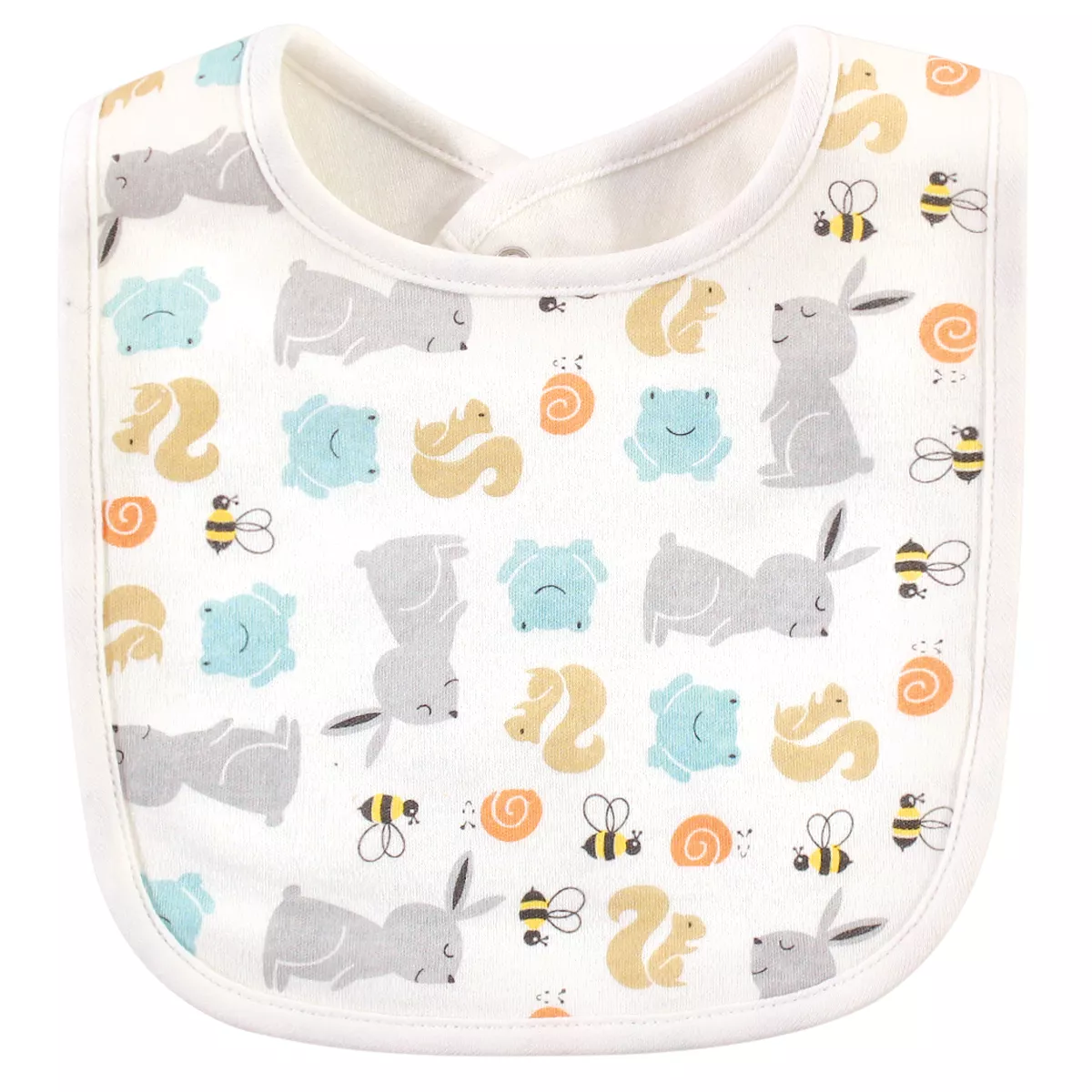 Hudson Baby Infant Boy Cotton Bibs, Best Friends, One Size