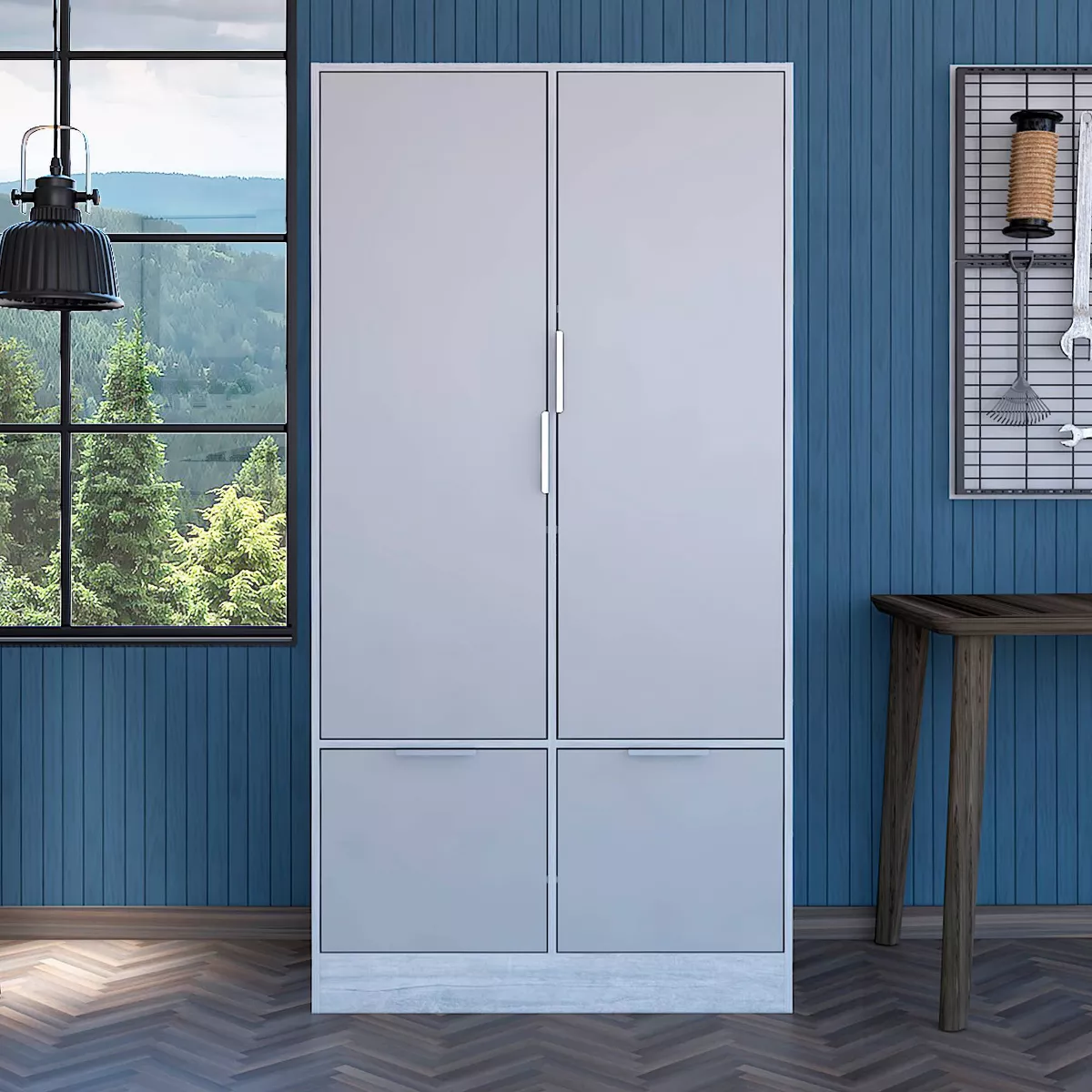 Kamas Storage Cabinet Gray - RST Brands