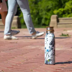 Manna 18oz Stainless Steel Ascend Floral Hydration Bottle