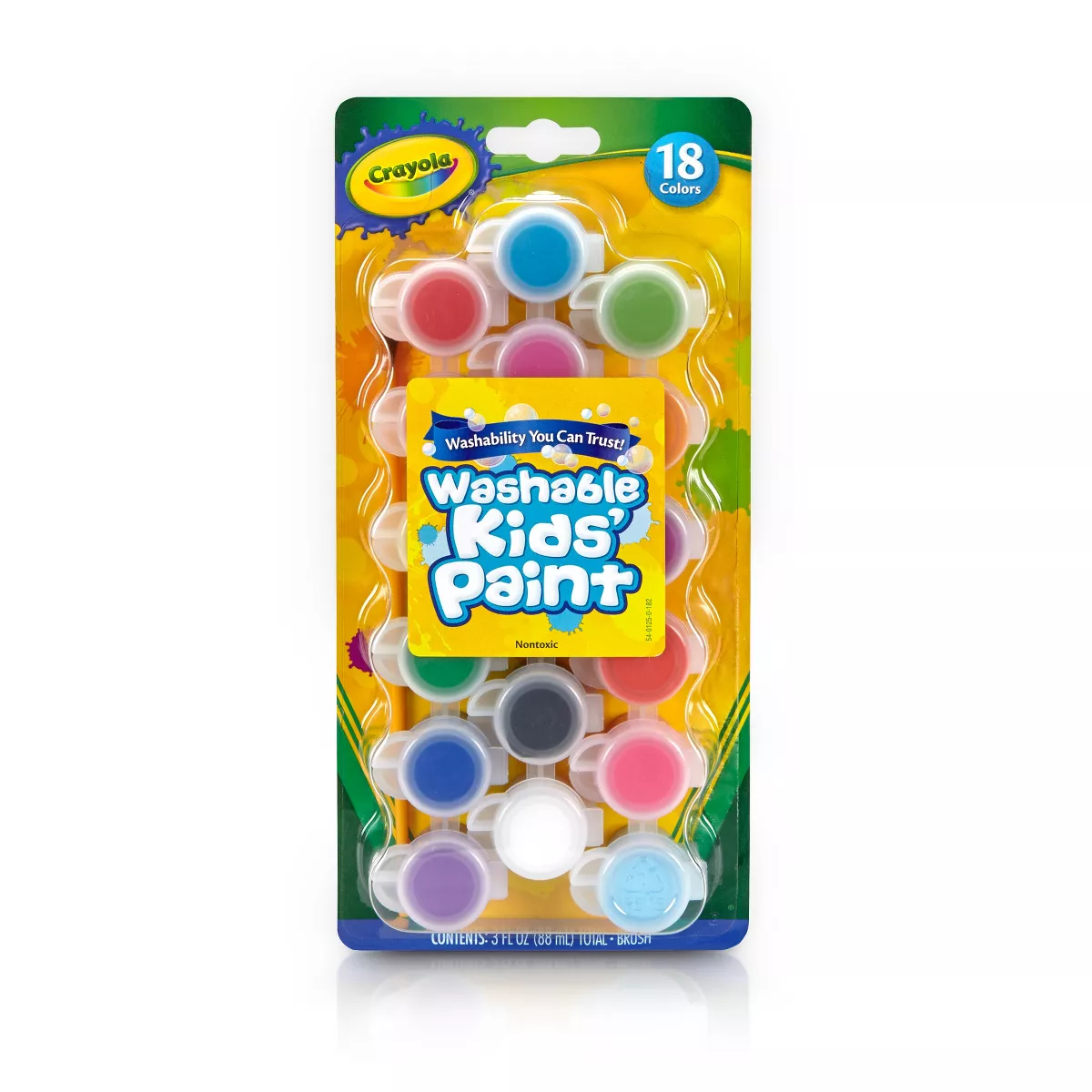 Crayola 18ct Washable Paint Set for Kids