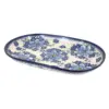 Blue Rose Polish Pottery Daisy Surprise Large Oval Dish