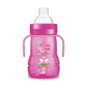 MAM Trainer Cup, 4+ Months - Pink - 8oz
