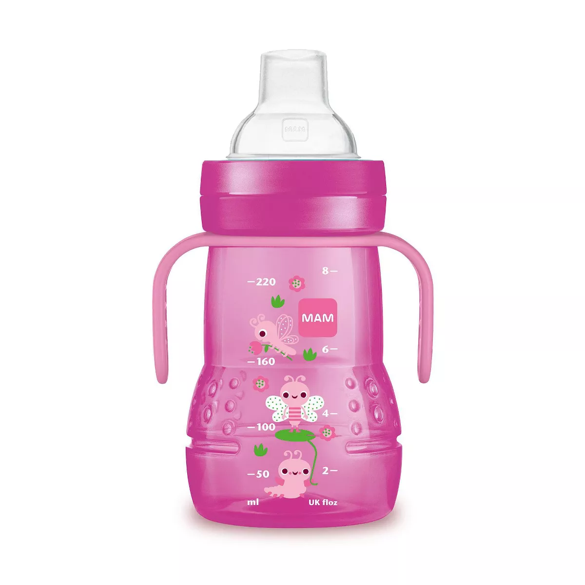MAM Trainer Cup, 4+ Months - Pink - 8oz