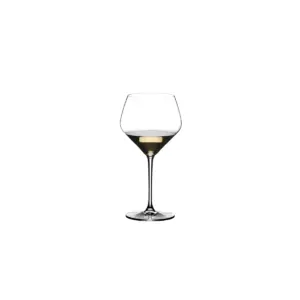 Riedel Extreme Oaked Chardonnay Crystal Dishwasher Safe Stemmed White Wine Glass, 23.63 Ounce (2 Pack)