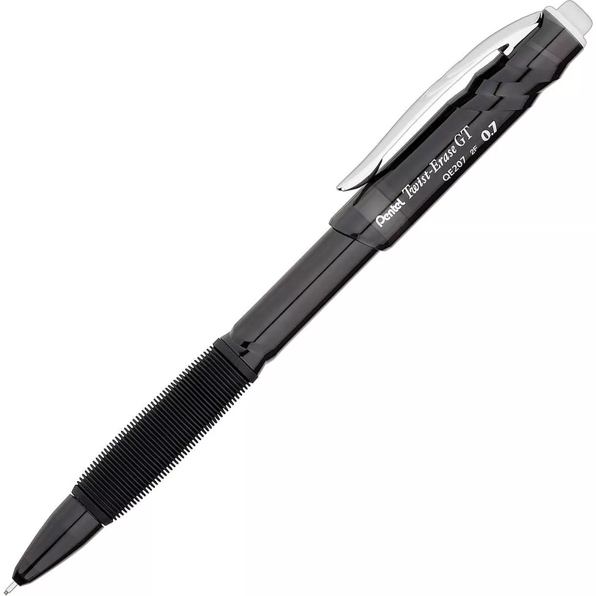 Pentel Twist-Erase GT Pencils 0.7 mm Black QE207A