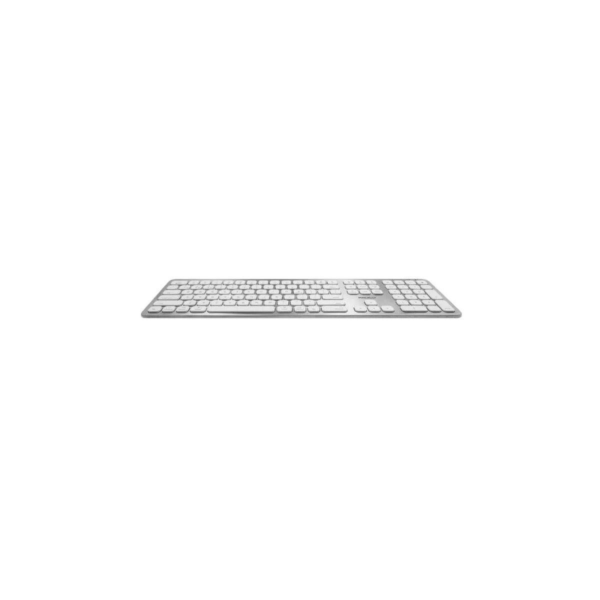 Macally Wireless 3 Devices Bluetooth Rechargeable Aluminum Full Keyboard