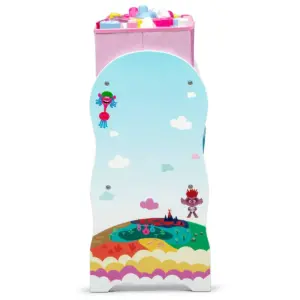 Trolls World Tour Design and Store 6 Bin Toy Organizer - Delta Children