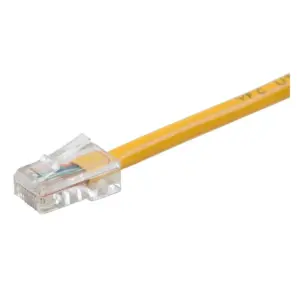 Monoprice Cat5e Ethernet Patch Cable - 20 Feet - Yellow | Network Internet Cord - RJ45, Stranded, 350Mhz, UTP, Pure Bare Copper Wire, 24AWG - Zeroboot