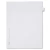 Avery Allstate-Style Legal Exhibit Side Tab Divider Title: W Letter White 25/Pack 82185