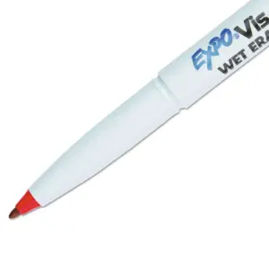 EXPO Vis-à-Vis Wet-Erase Marker Fine Point Red Dozen 16002