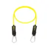 Bodylastics BLCOMP08 High Quality 3 Pound Full Body Anti Slip Resistance Clip Band Fitness Weight with Durable Patented Locks, Yellow