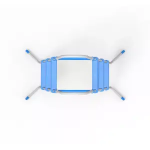 JLeisure 43 Inch 3 Step A Frame Heavy Duty Metal Steel Frame Outdoor Backyard Patio Above Ground Swimming Pool Ladder (2 Pack)