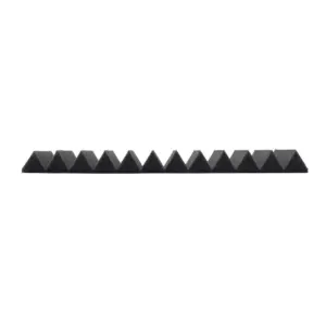 Monoprice Studio Wedges Acoustic Foam Panels (12-pack) 1in x 12in x 12in Fire-Retardant, Easy To Install - Stage Right Series