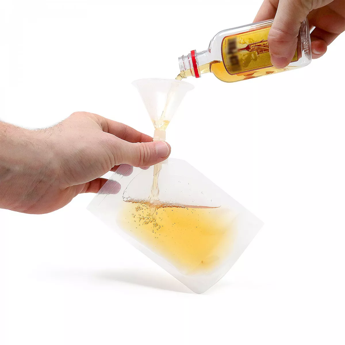 Zulay Kitchen Premium Plastic Flasks For Liquor - Flask For Fun