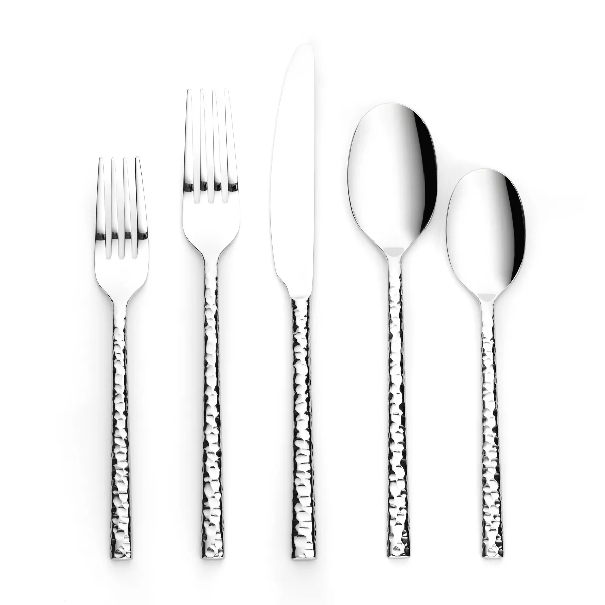 20pc Stainless Steel Marsio Hammered Silverware Set - Project 62™