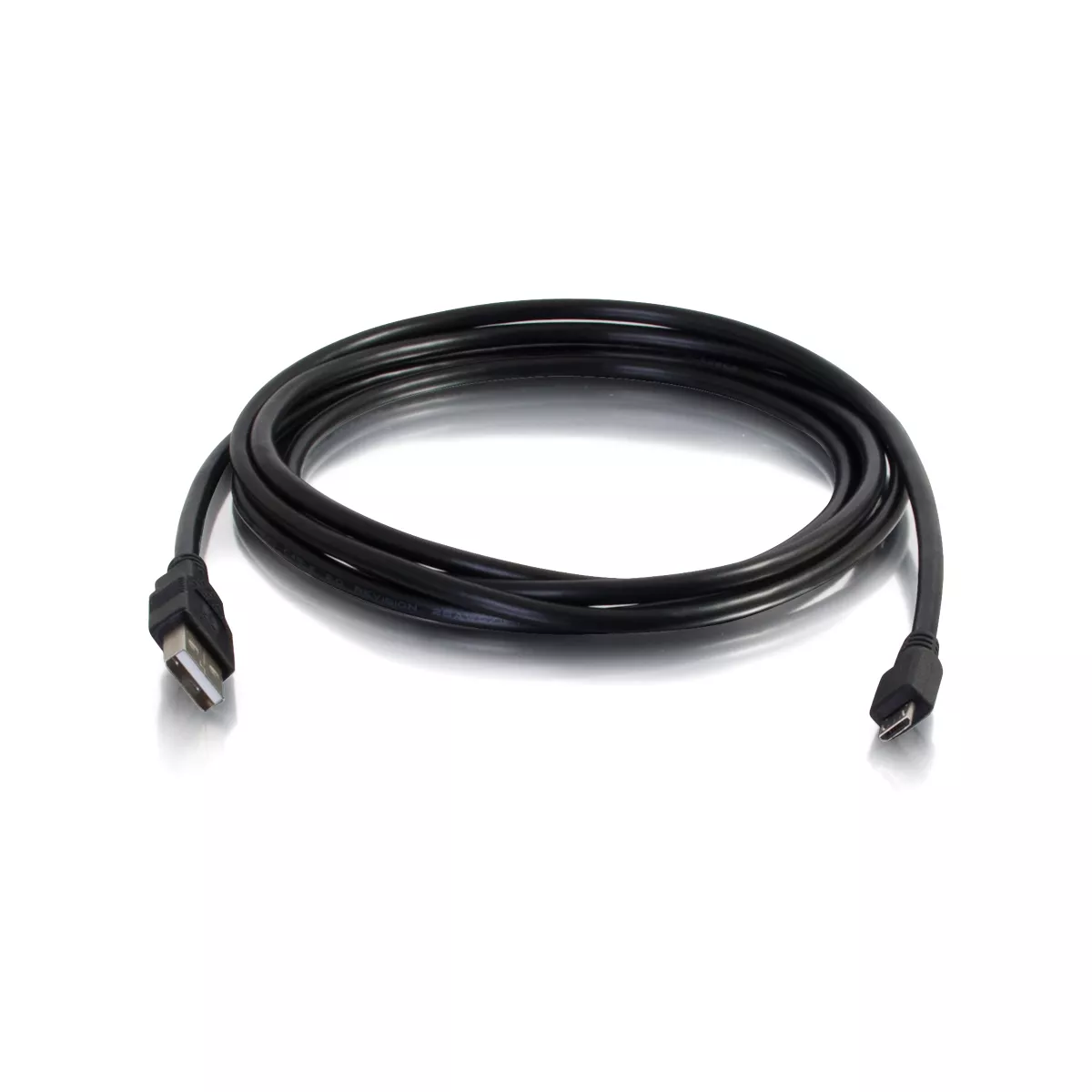 C2G 2m USB 2.0 A to Micro-USB B Cable - 6ft USB Cable-Phone Charging Cable - Type A Male USB - Micro Type B Male USB - 6.56ft - Black