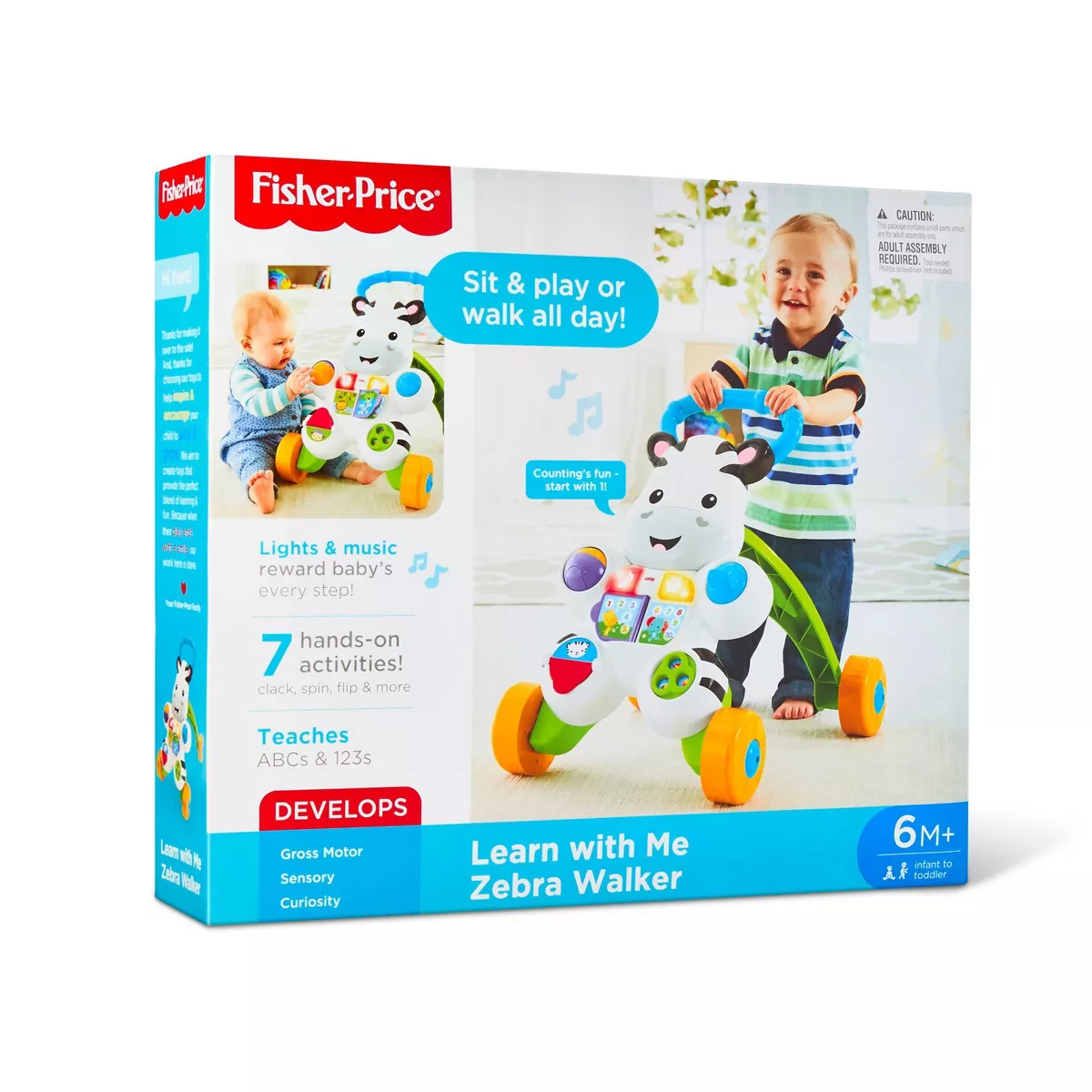 Fisher-Price Learn with Me Zebra Walker