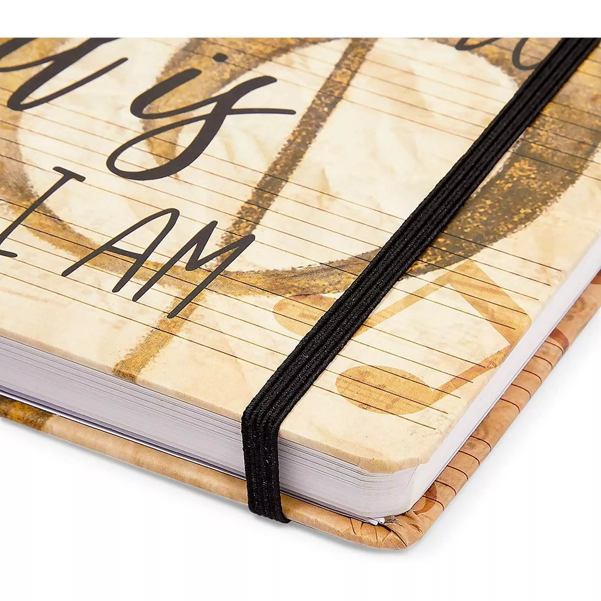 Paper Junkie 3 Pack Lined Vintage Music Journal, Lyric Notebooks (80 Sheets, 6 x 8 in)