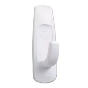 Command General Purpose Hooks 5lb Capacity Plastic White 1 Hook & 2 Strips/Pack 17003ES