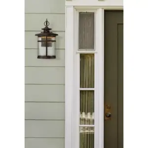 Franklin Iron Works Rustic Outdoor Wall Light Fixture LED Bronze 11 1/2