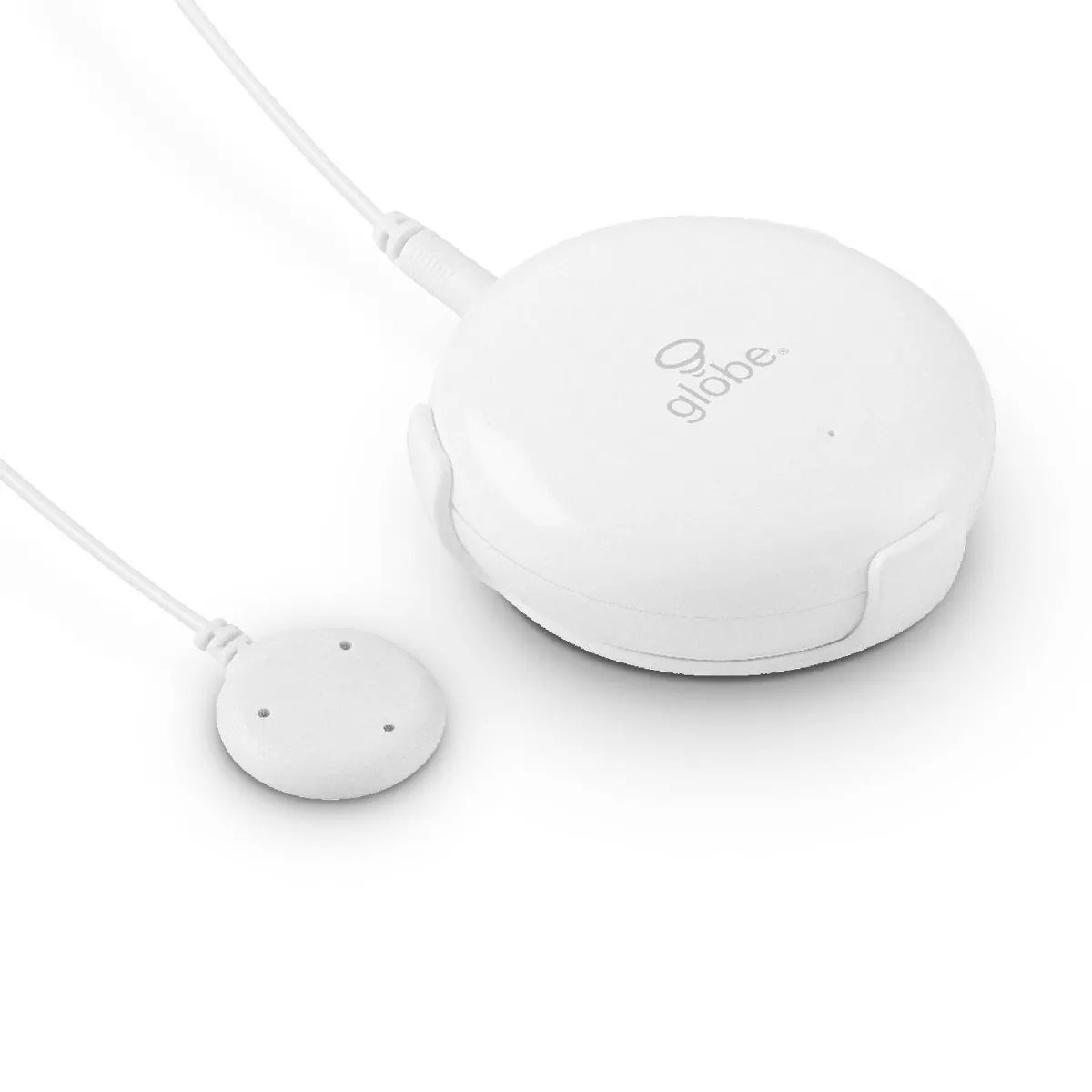 Smart White Wi-Fi Enabled Battery Operated Water Leak Sensor