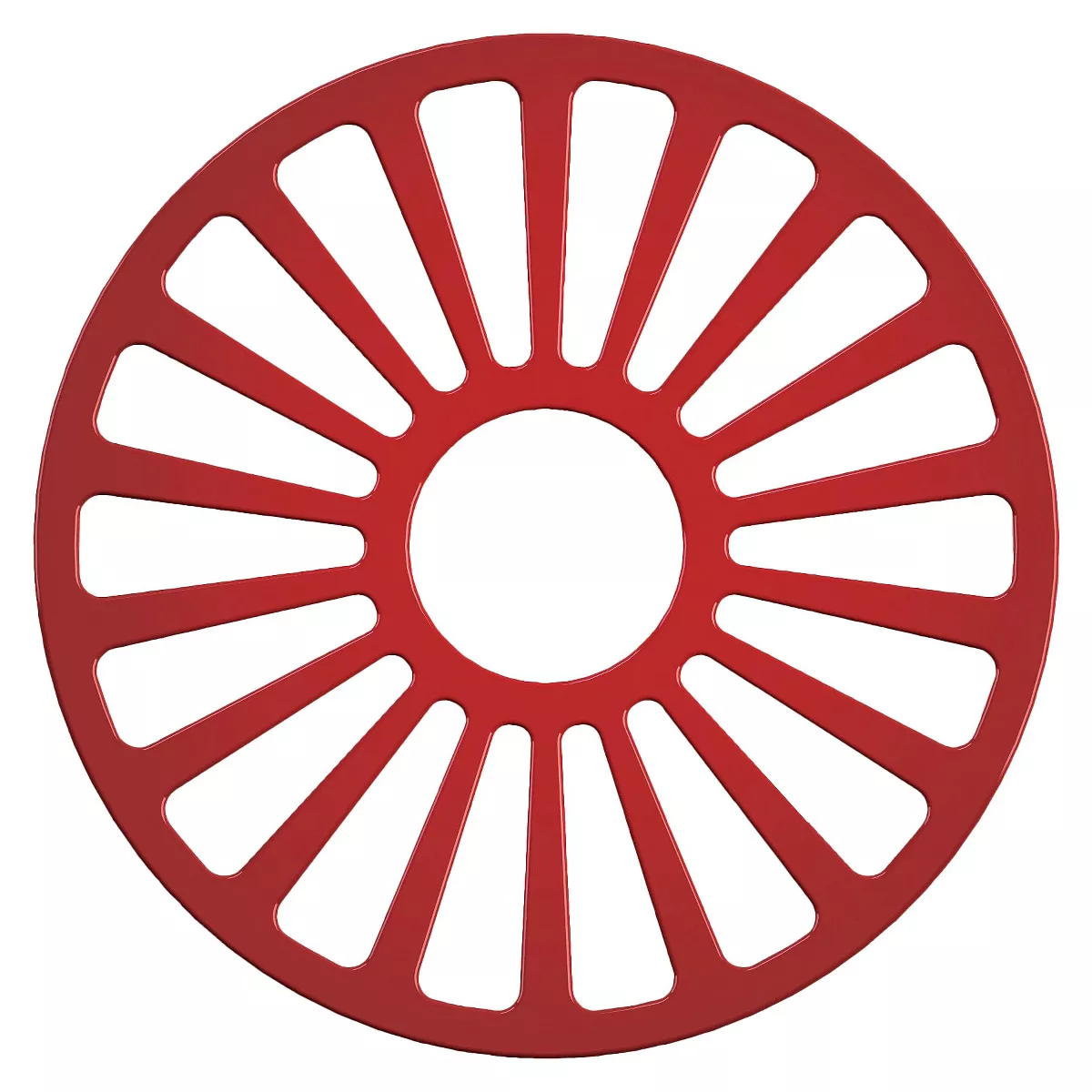 Tramontina Cast Iron Trivet - Red