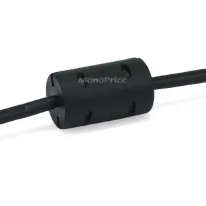 Monoprice USB 2.0 Cable - 15 Feet - Black | USB Type-A Male to USB Mini Type-B 5-Pin, 28/24AWG, Gold Plated For Digital Camera, Cell Phones, PDAs, MP3