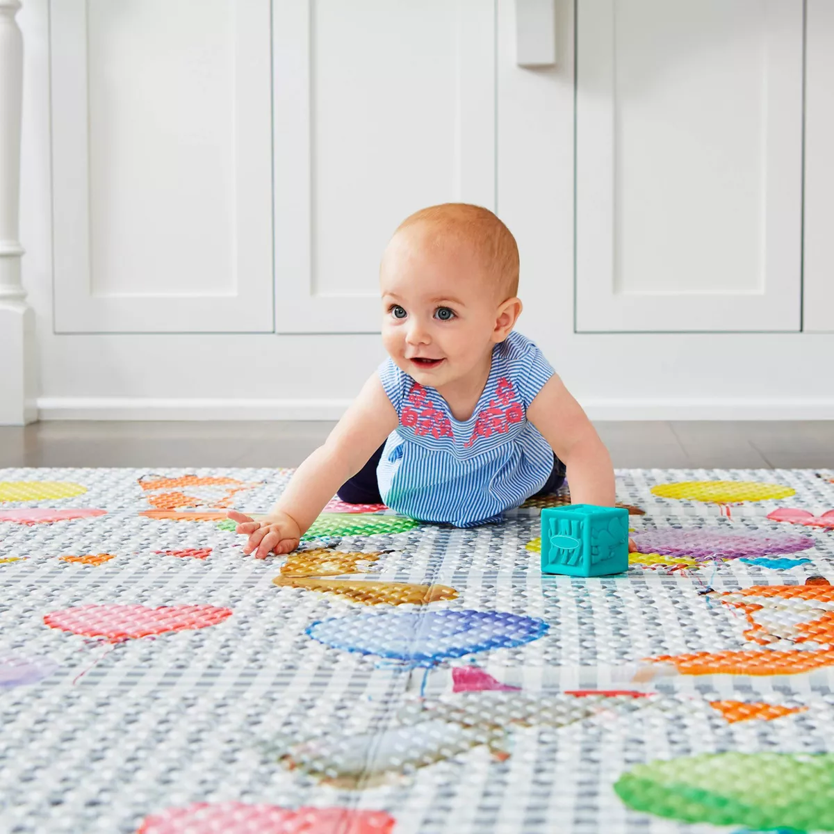 Toddleroo by North States Superyard Balloon Ride Play Mat
