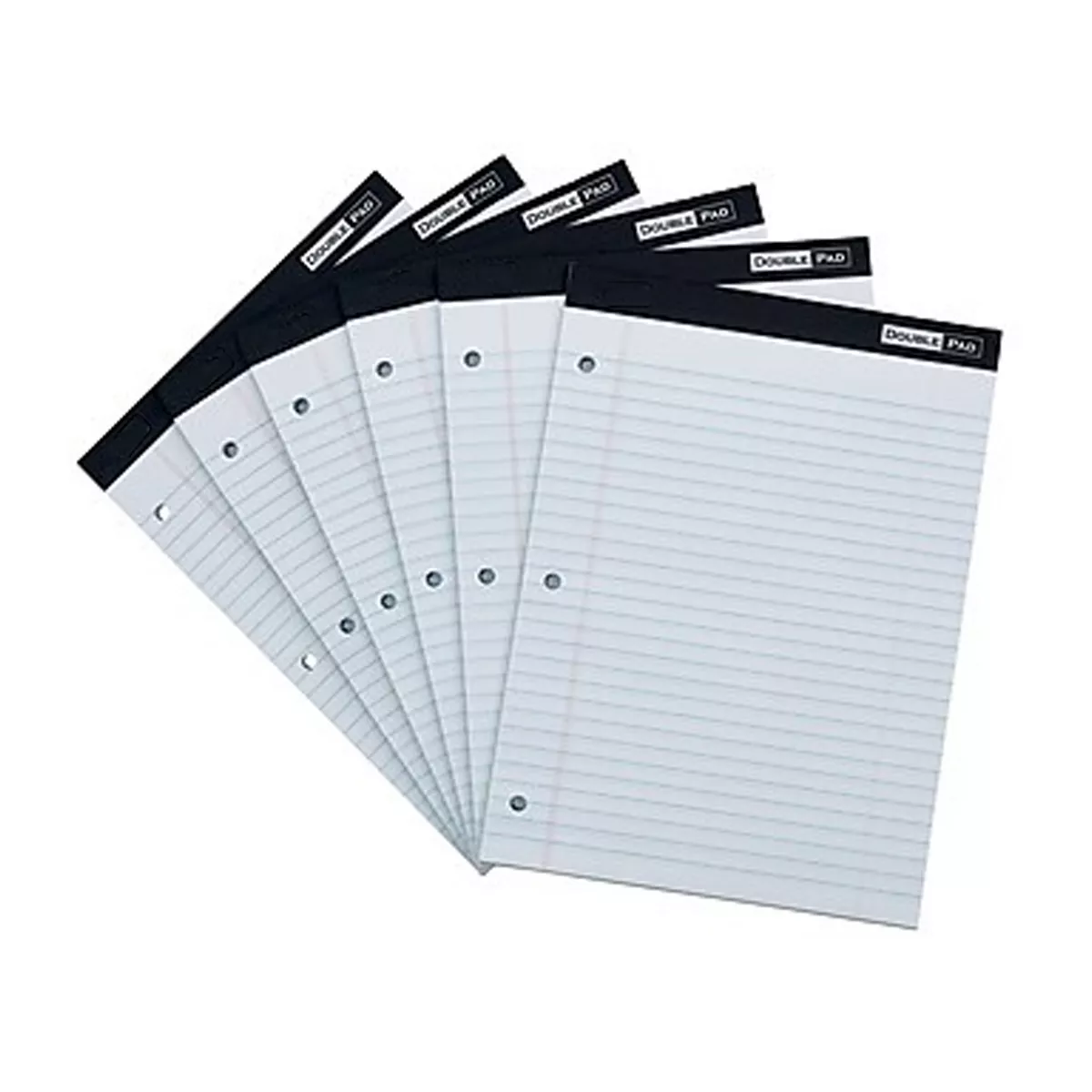 MyOfficeInnovations Double Pad Notepads 8.5x11.75 White 100 Sh/Pd 6 Pd/Pk 478900