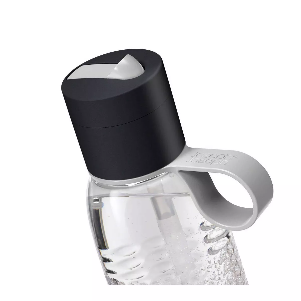 Joseph Joseph 25oz Dot Active Tracking Water Bottle with Carry Loop Gray