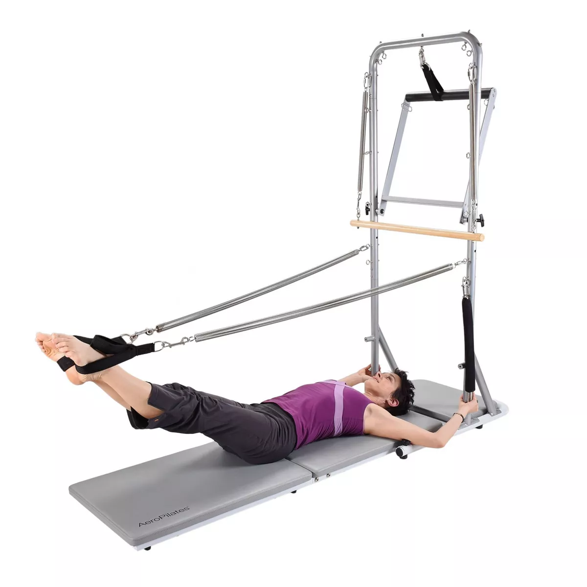 AeroPilates Precision Cadillac Studio Tower - Silver Gray
