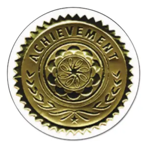 SOUTHWORTH CO. Gold Certificate Seals