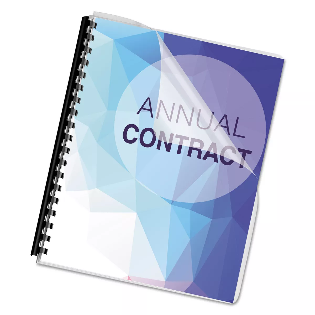 Fellowes Crystals Presentation Covers with Round Corners 11 1/4 x 8 3/4 Clear 100/Pack 52311