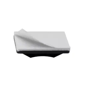 Monoprice Self Adhesive Cable Tie Mounts with Mounting Hole, 0.75x0.75 in, 100 Pcs/Pack, Black, ABS Type Approval, for Home, Office Cable Wire