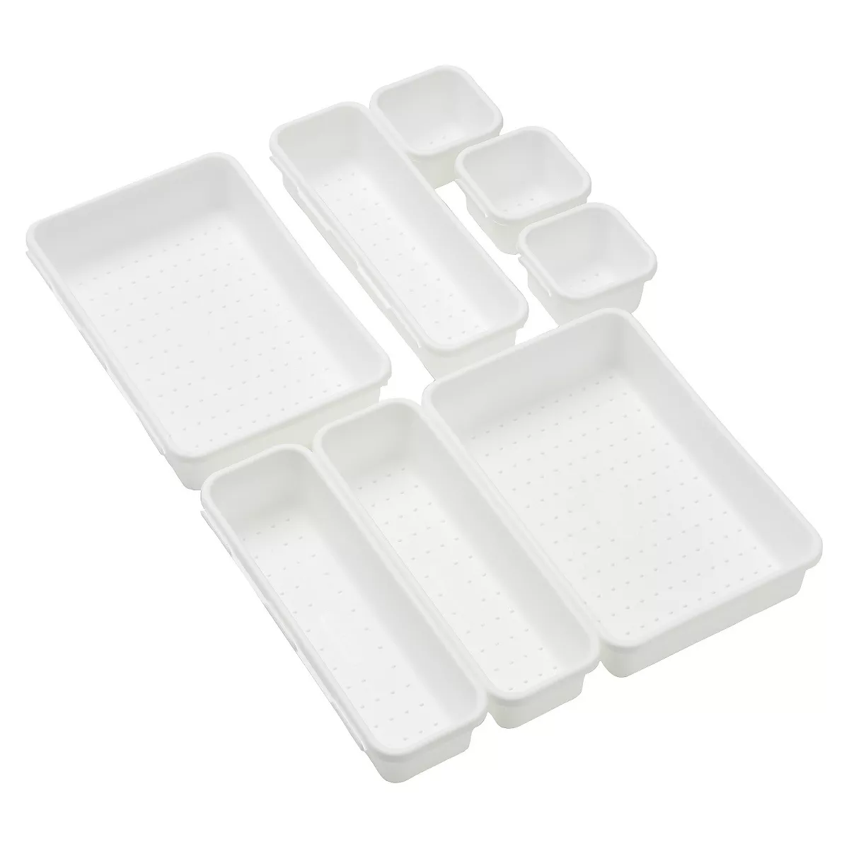 Interlocking Drawer Organizer Set - White - Room Essentials™