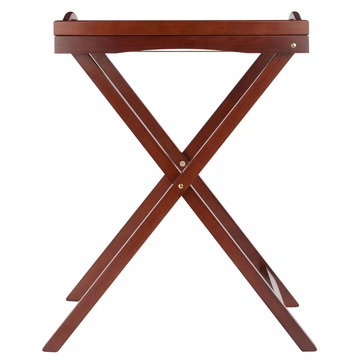 Devon Butler Table with Serving Tray Wood/Walnut - Winsome