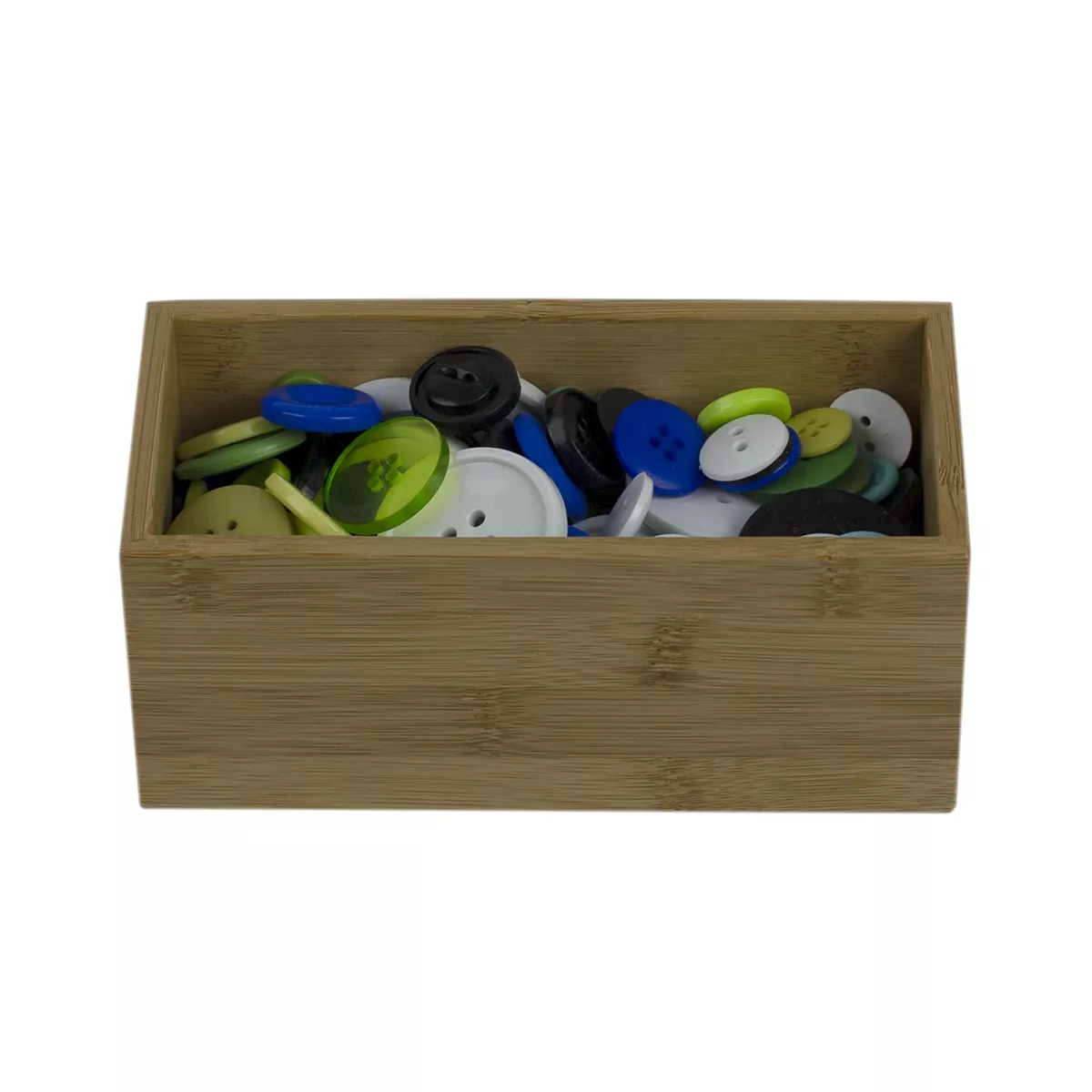 Home Basics 3" x 6" Bamboo Organizer, Natural