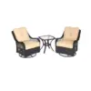 Merritt 3pc Woven Swivel Gliders Seating Set - Cambridge