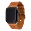 MLB St. Louis Cardinals Apple Watch Compatible Leather Band 38/40mm - Tan