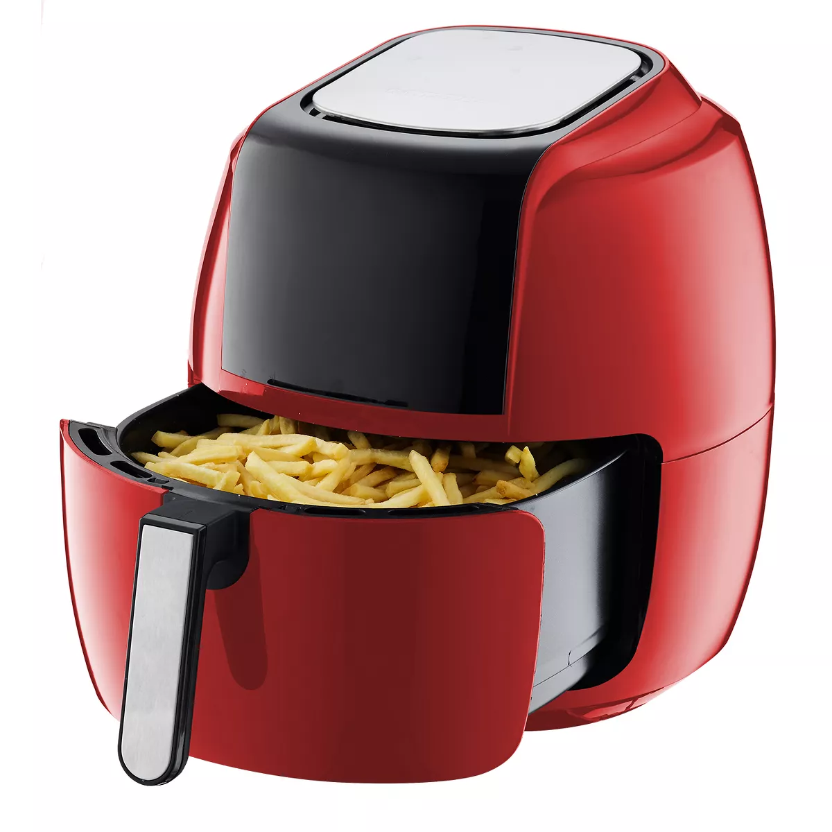 GoWISE USA GW22945 1700 Watt 7 Quart 8-in-1 Programmable Digital Air Fryer with Recipe Book, Chilli Red