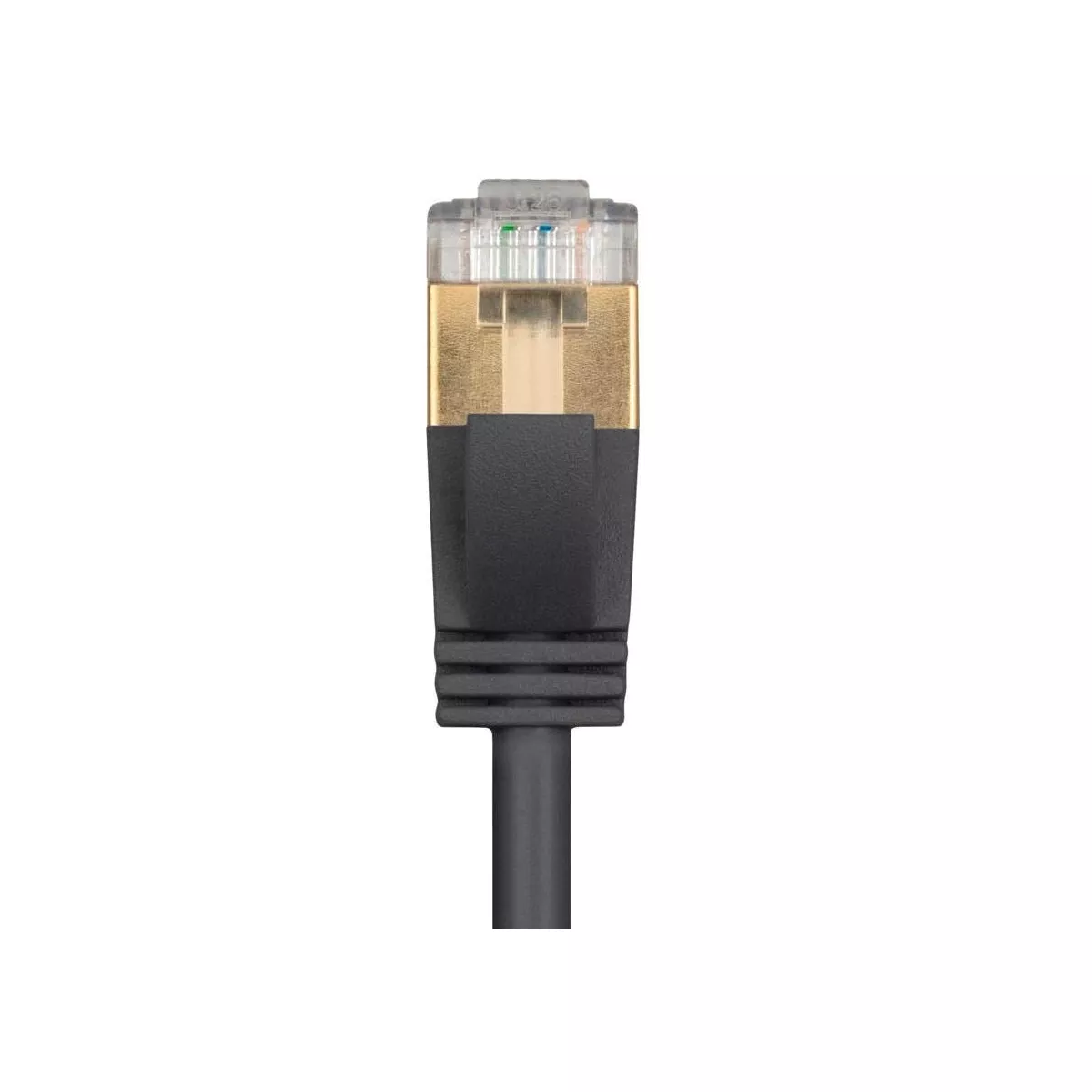 Monoprice SlimRun Cat6A Ethernet Patch Cable - Network Internet Cord - RJ45, Stranded, STP, Pure Bare Copper Wire, 36AWG, 5ft, Black