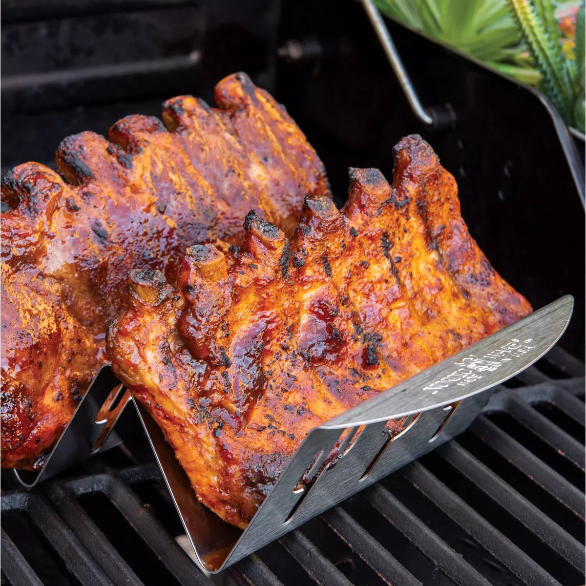 Stainless Steel Taco Grill Rack Silver - Nordicware