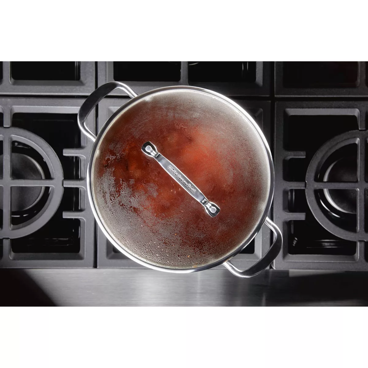KitchenAid 3-Ply Base Stainless Steel 8qt Stockpot with Lid