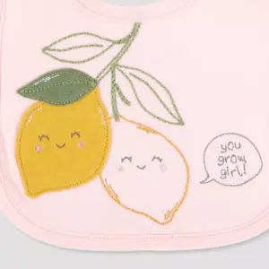 Baby Girls' 3pk Lemon Bib - Just One You® made by carter's Yellow One Size