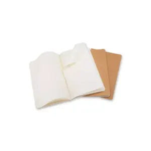 Moleskine Cahier Journals, No Rule, 3pk, 240 sheets Total, 5.25