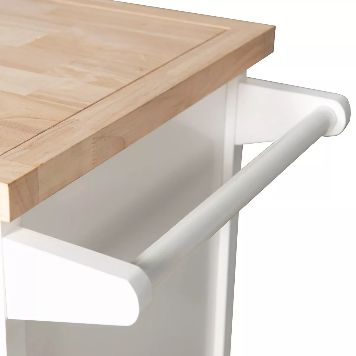 Sheridan Kitchen Cart - White - Linon