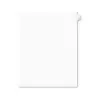 Avery-Style Legal Exhibit Side Tab Dividers 1-Tab Title A Ltr White 25/PK 01401