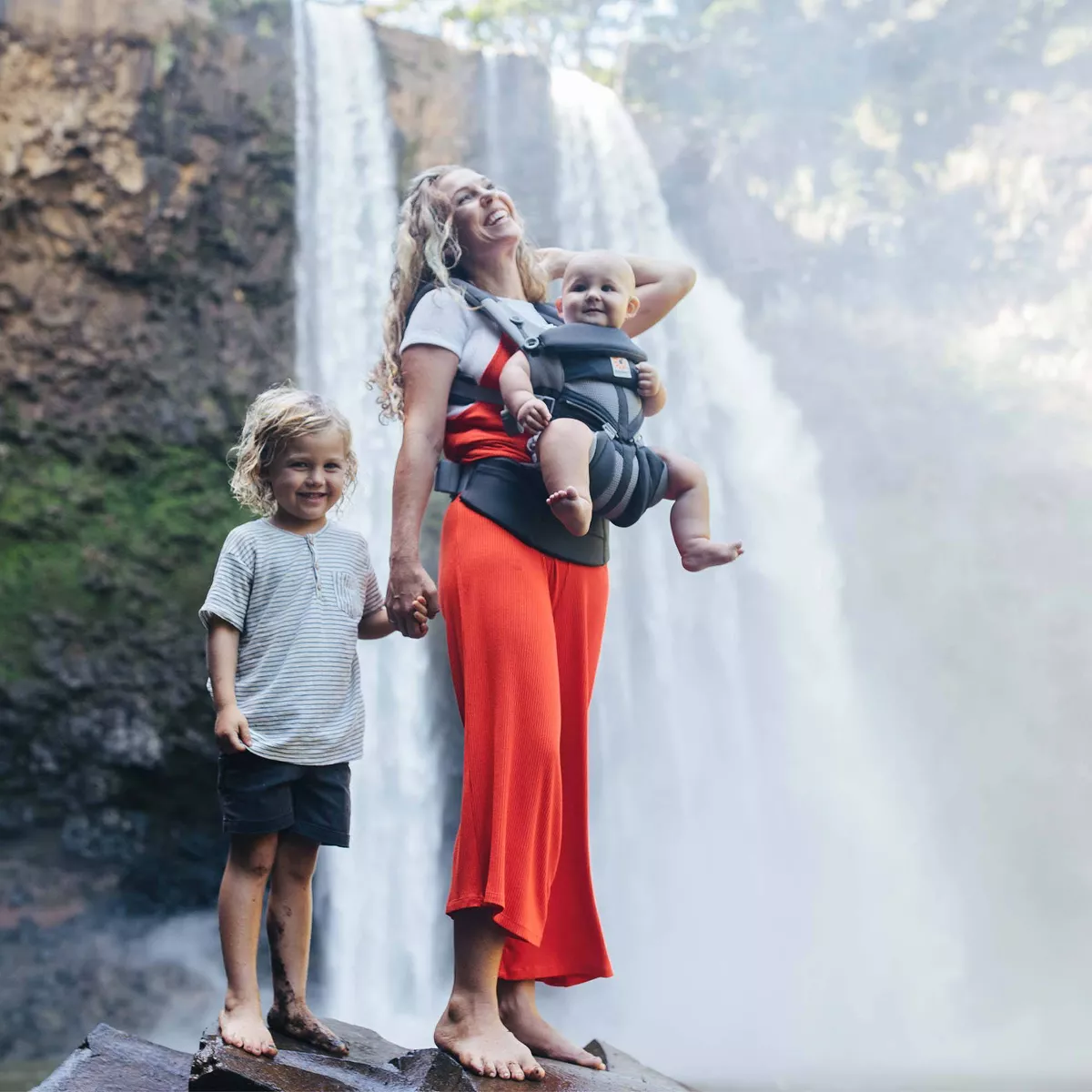 Ergobaby Omni 360 Cool Air Mesh All Carry Positions Baby Carrier - Carbon Gray