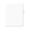 Avery-Style Legal Exhibit Side Tab Divider Title: 34 Letter White 25/Pack 01034